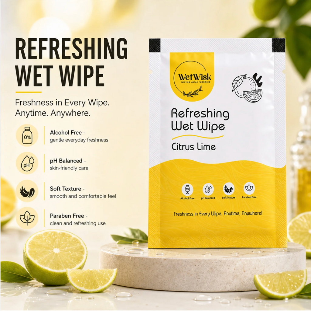 Citrus Lime Refreshing Wet Wipe