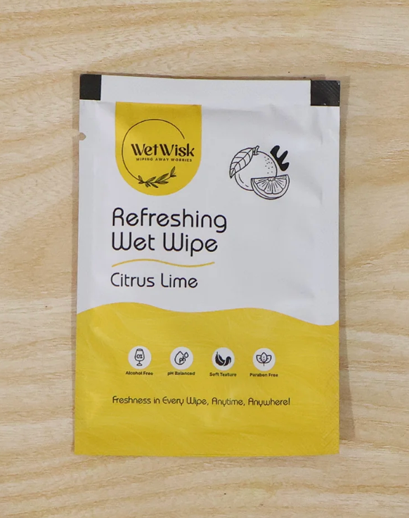 Citrus Lime Refreshing Wet Wipe